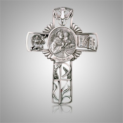 St. Anthony Cross Medallion Appliques